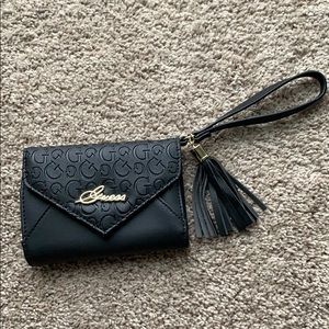 Guess Black Wristlet